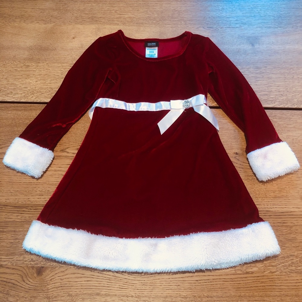 Holiday Edition Christmas dress, 4-5